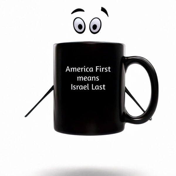 America First Means Israel Last Mug Coffee