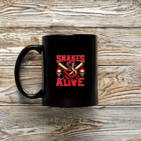 Arizona Vintage Baseball Arizona Snakes Alive Mug Coffee