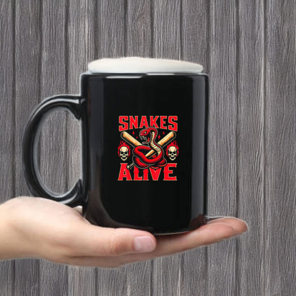 Arizona Vintage Baseball Arizona Snakes Alive Mug Coffee