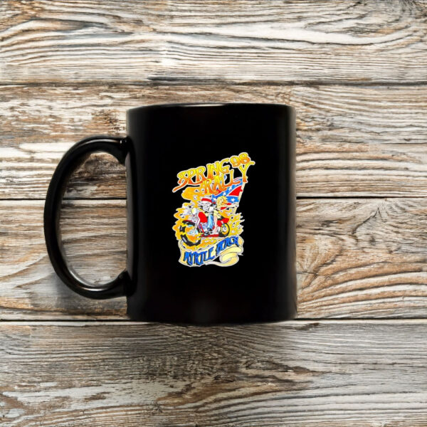 Brianna Chickenfry Confederate Flag skeleton Mug Coffee