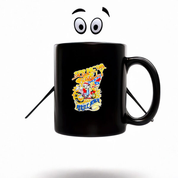 Brianna Chickenfry Confederate Flag skeleton Mug Coffee