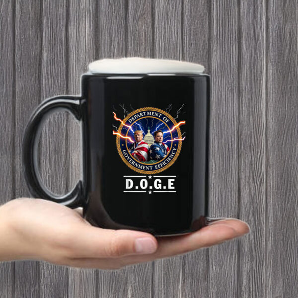 Department of Government Efficiency DOGE trump 47th elon Mug Coffee