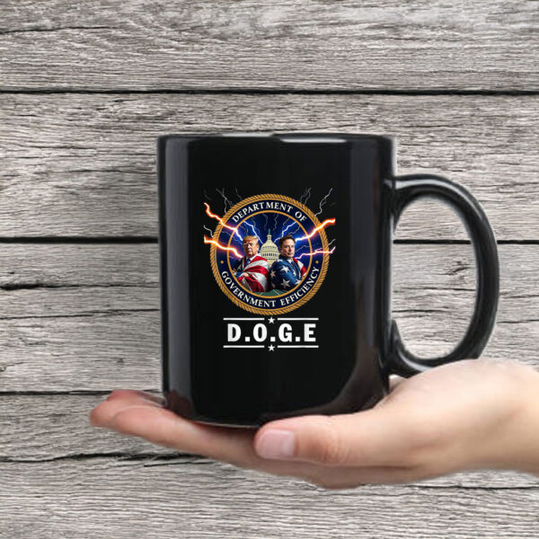 Department of Government Efficiency DOGE trump 47th elon Mug Coffee