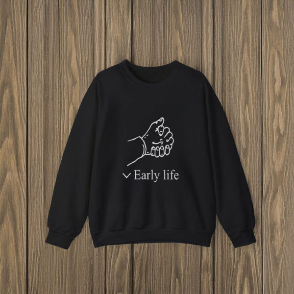 Early Life Hold Hand Paint T-Shirts