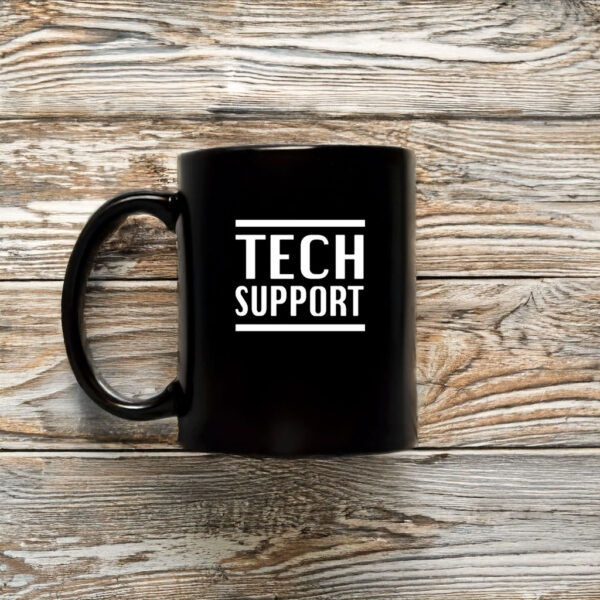 Elon Musk Wearing Tech Support Mug Coffee