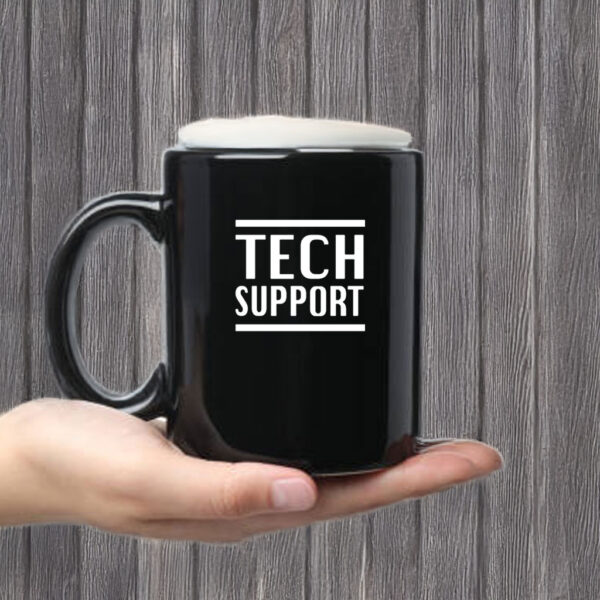 Elon Musk Wearing Tech Support Mug Coffee