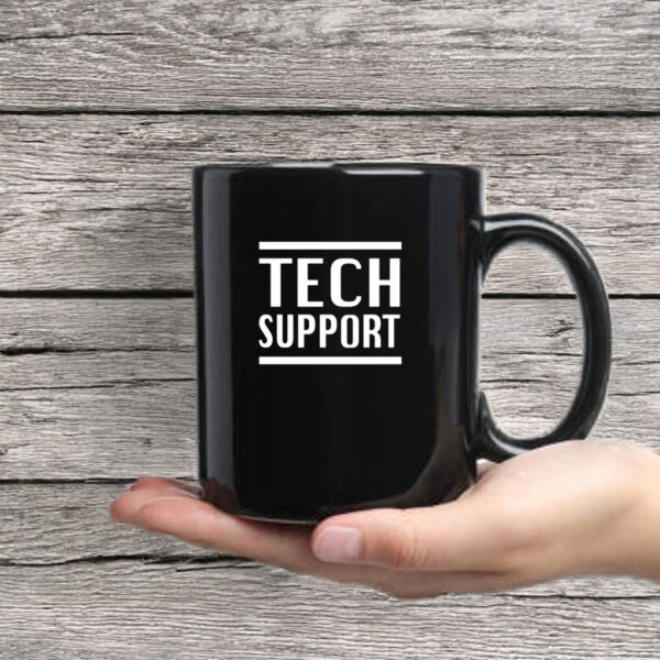 Elon Musk Wearing Tech Support Mug Coffee