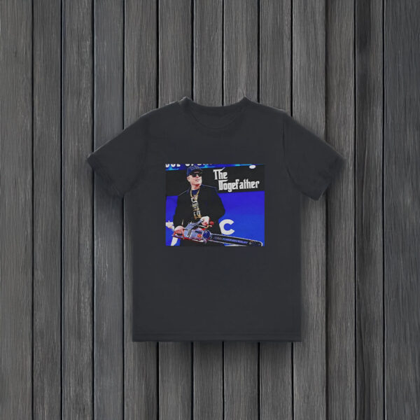 Elon Musk With Sawder The Dogefather T-Shirts