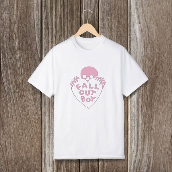 Fall Out Boy Skeleton Heart T-Shirts