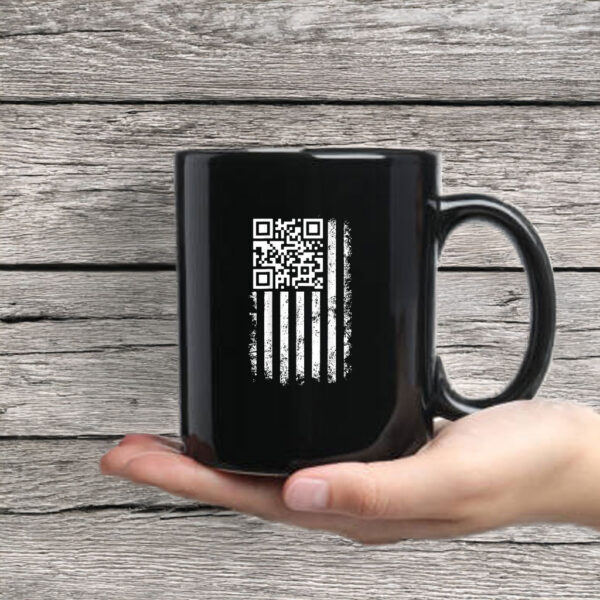 Funny QR Scan Me President Trump 45-47 Trump Dancing Code Mug Coffee