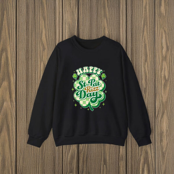 Happy St Pat Rizz Day Groovy St Patrick's Day Shamrock T-Shirts