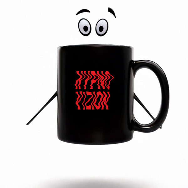 Hypnovizion Time Ripple Flocked Mug Coffee