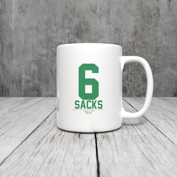 Josh Sweat, Milton Williams, Jordan Davis, Jalyx Hunt 6 Sacks Mug Coffee