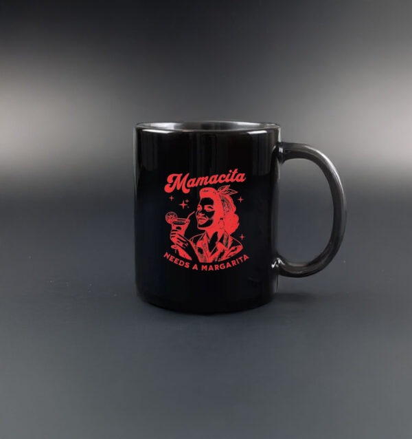 Mamacita Needs A Margarita red retro Mug