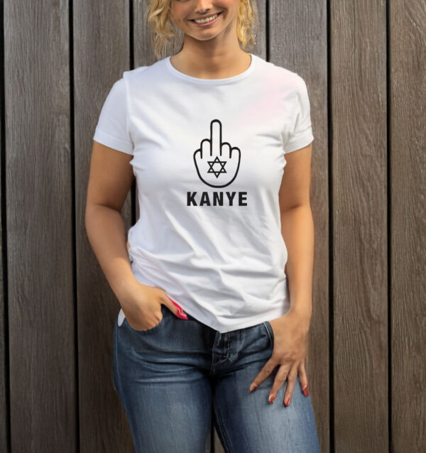 Middle Finger for Kanye Jews Star T-shirt