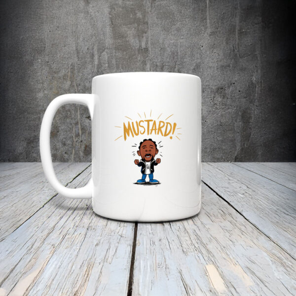 Mustard, MUSTARD! Funny TV OFF ON Mug Coffee