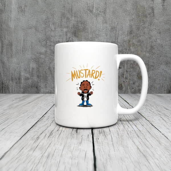 Mustard, MUSTARD! Funny TV OFF ON Mug Coffee