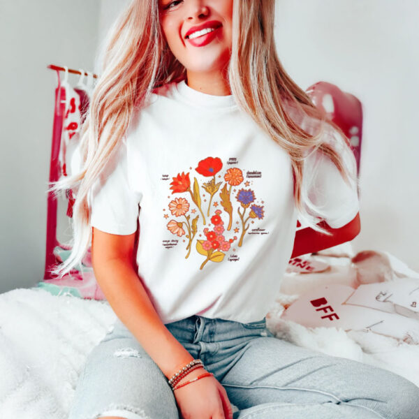 Sniff's Alt Botanical Revival Poppy Tulip T-Shirts