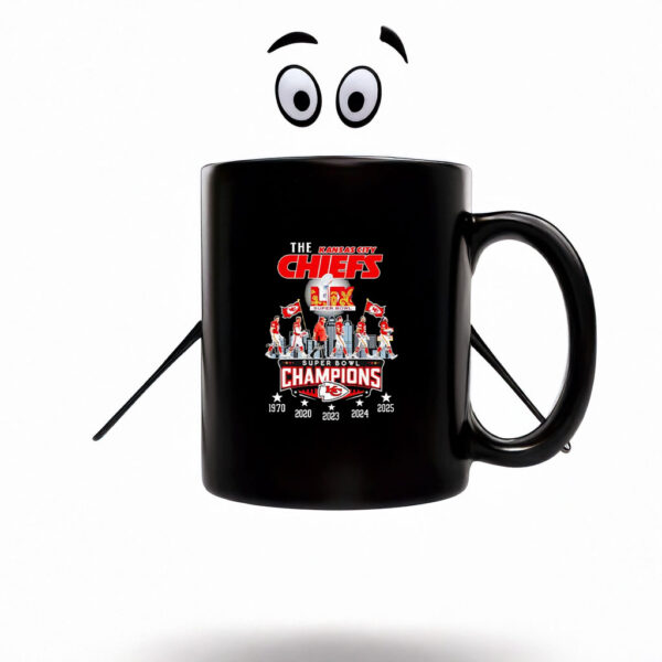 The Kansas City Chiefs walking Super Bowl Champions 2025 Mug Coffee