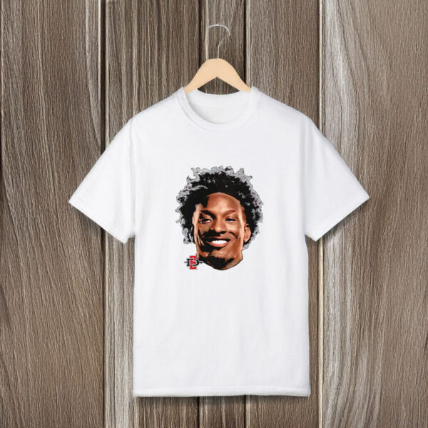 Wayne McKinney III SDSU portrait big head T-shirts